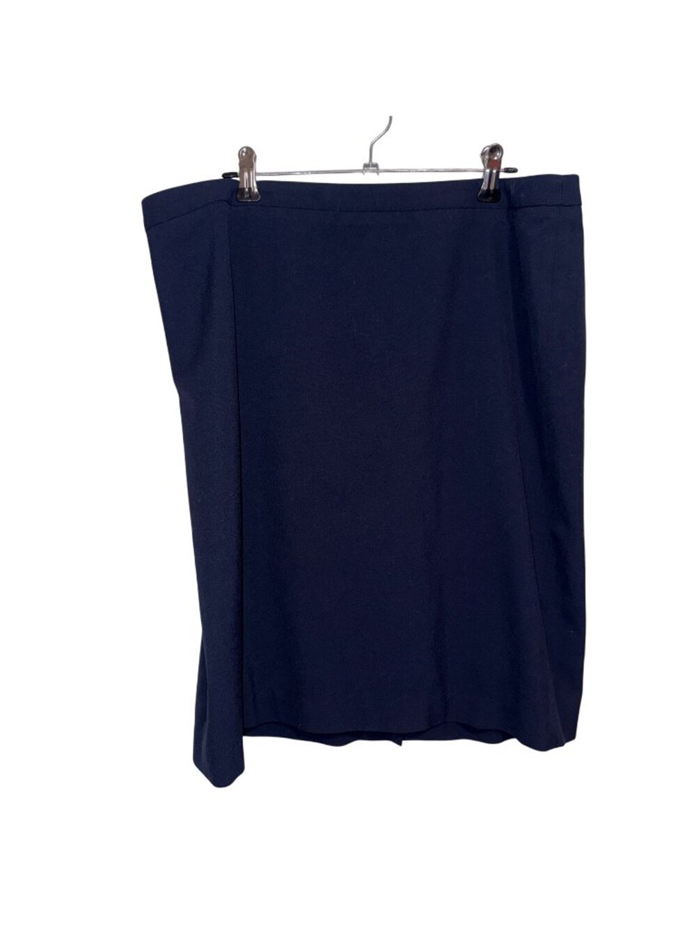Ann Taylor LOFT Womens Navy Pencil Skirt Size 10